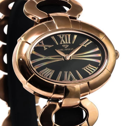 Murex Swiss Watch PVD Rose Gold Stainless Steel 40mm Quartz 3ATM RSL913-RR-8