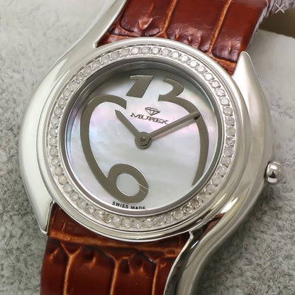 Murex Swiss Diamond Watch 32mm Stainless Steel 3ATM 60 SI Diamonds 0.34ct RSL722