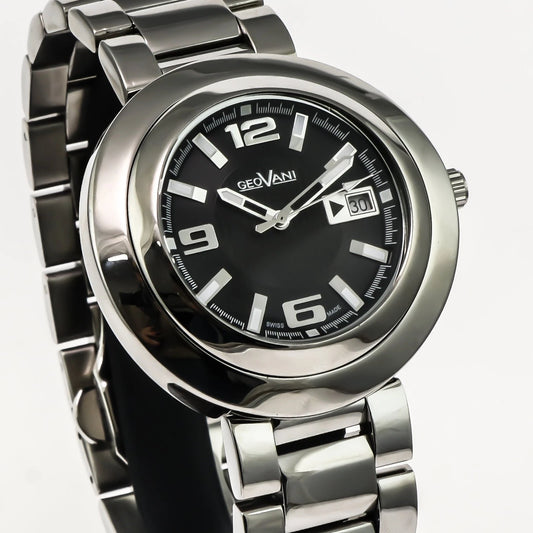 Geovani Swiss 44mm Stainless Steel Quartz Watch 3ATM GOB511