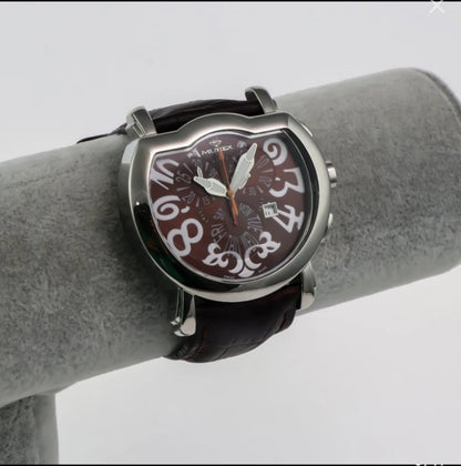 MUREX 42x52mm Swiss Chronograph Stainless Steel Quartz Watch 3ATM ISC792