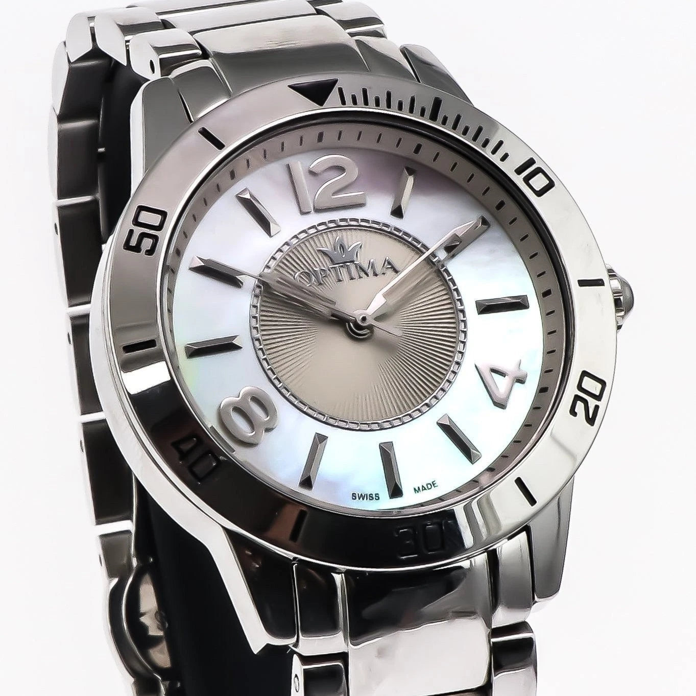 Optima • Swiss Watch • Stainless Steel • 41.40mm • Quartz • 3ATM • OSL347