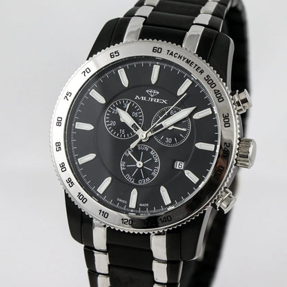 Murex • Swiss Chronograph Watch • Bi Color Stainless Steel • 44.5mm • MUC591