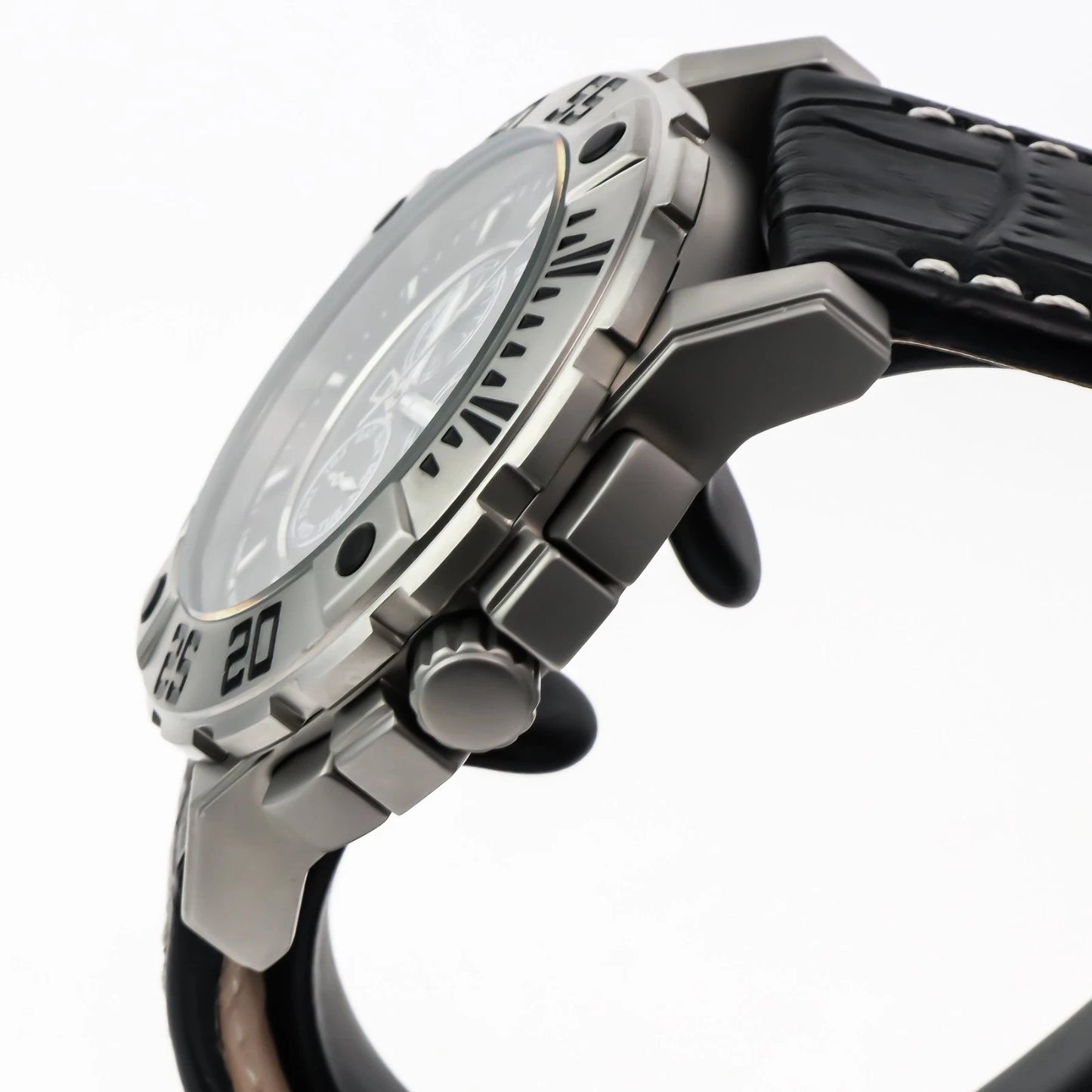 Mercury Swiss 44mm Stainless Steel Quartz Chronograph Watch 5ATM ME10225