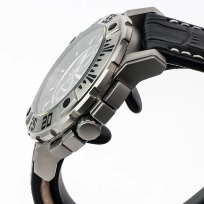 Mercury Swiss 44mm Stainless Steel Quartz Chronograph Watch 5ATM ME10225