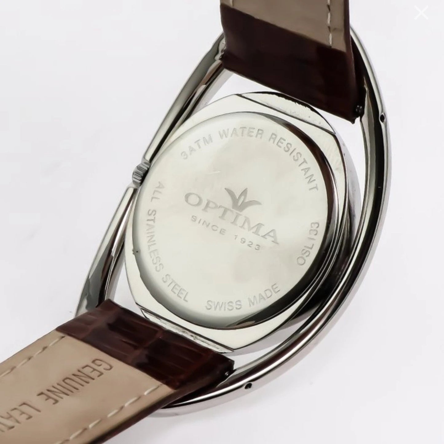 Optima Swiss 36mm Stainless Steel Quartz Womens Watch 3ATM OSL133
