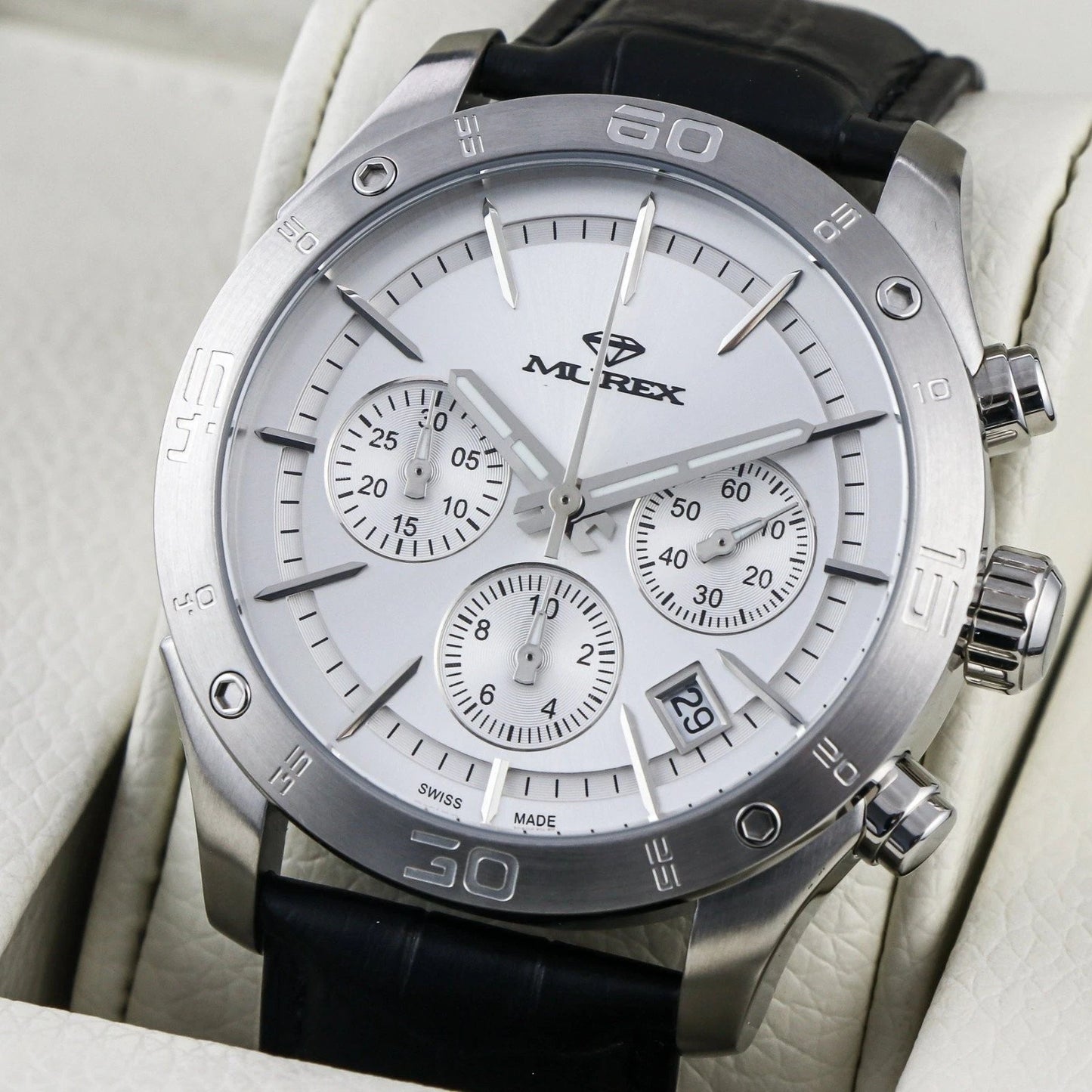 Murex • Swiss Chronograph Watch• Stainless Steel • Quartz • 46mm • 5ATM • MUC569
