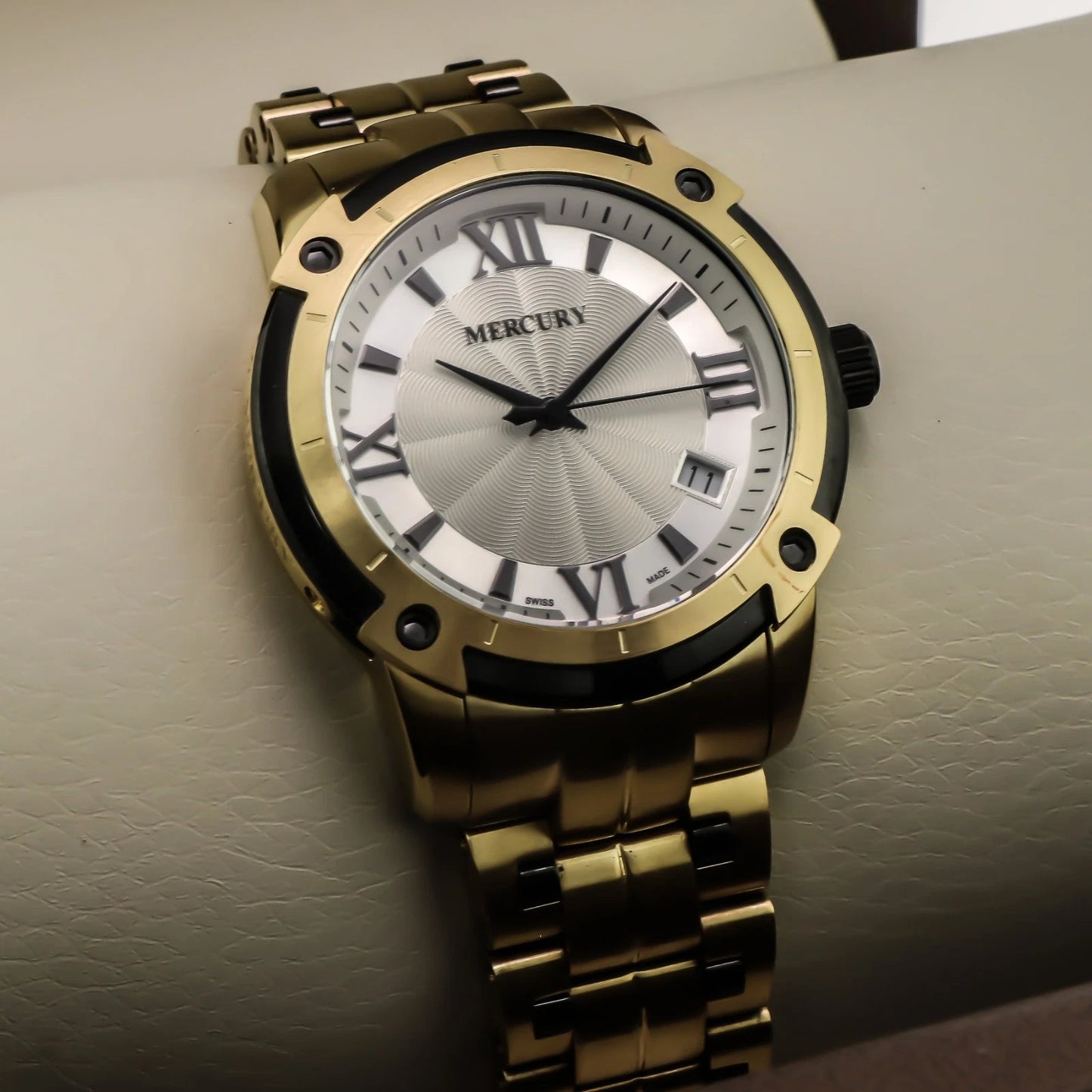 Mercury Swiss Watch Stainless Steel Quartz 38.5mm 10ATM ME10240