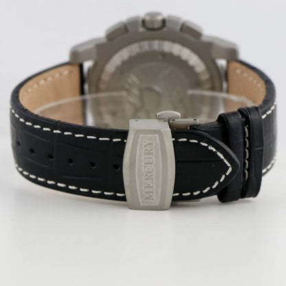 Mercury Swiss 44mm Stainless Steel Quartz Chronograph Watch 5ATM ME10225