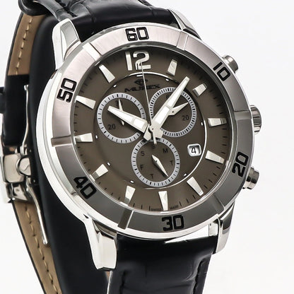 Murex Swiss 45mm Chronograph Watch Stainless Steel Quartz 5 ATM• MUC526