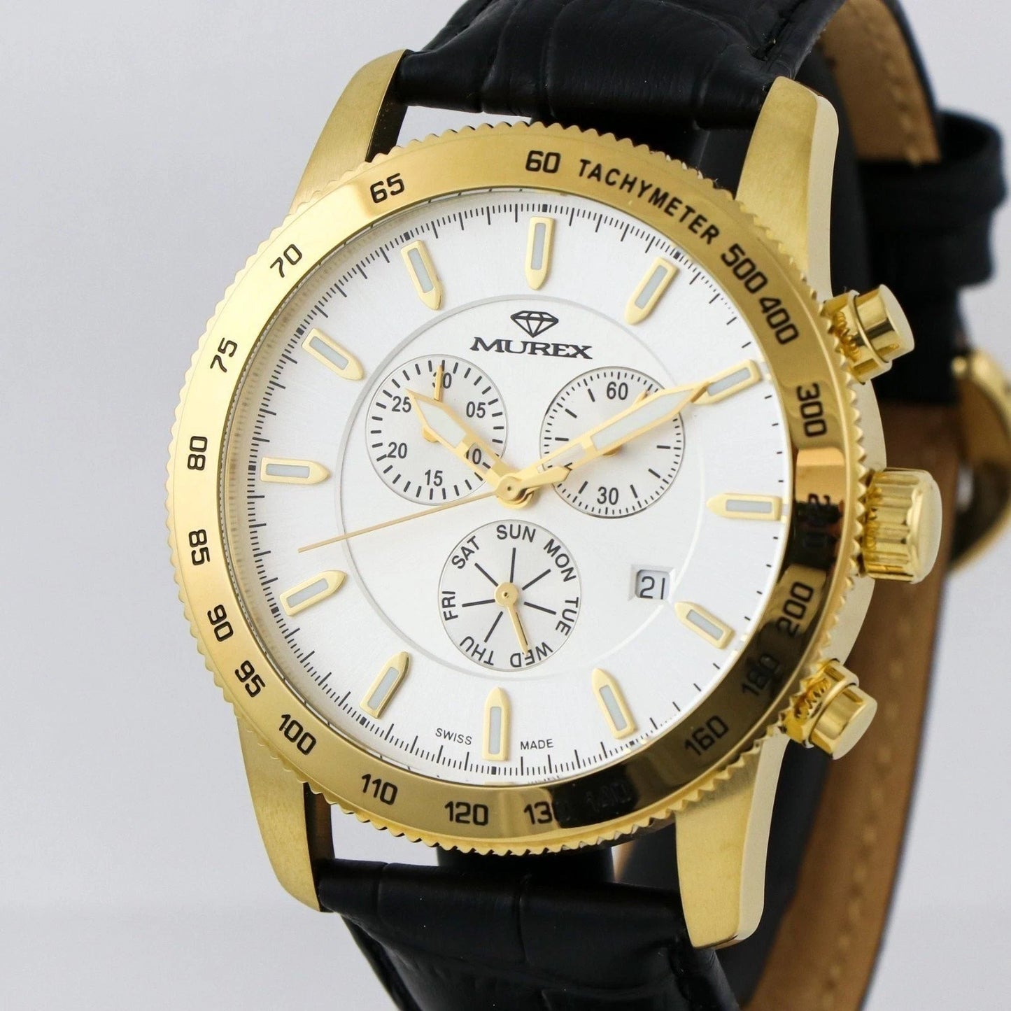 Murex • Swiss Chronograph Watch • Stainless Steel • Quartz • 44.5mm • MUC591