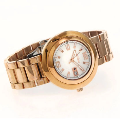 Geovani Swiss 44mm Stainless Steel PVD Rose Gold Quartz Watch 3ATM GOB511