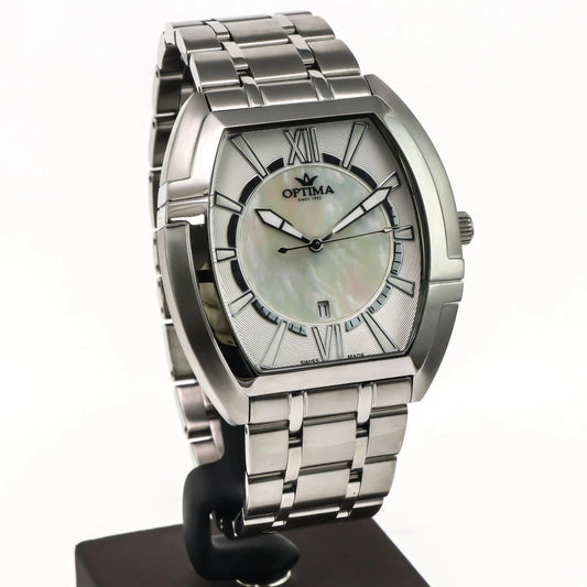Optima • Swiss Watch • Stainless Steel • 43mm • Quartz • 3ATM • OSM239