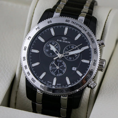 Murex • Swiss Chronograph Watch • Bi Color Stainless Steel • 44.5mm • MUC591