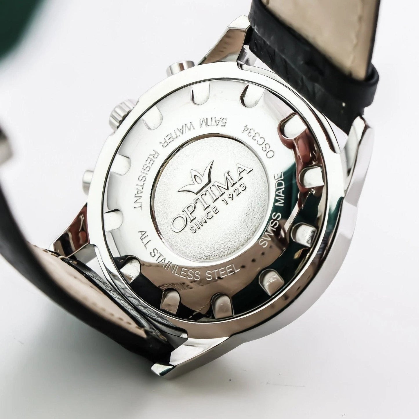 Optima • Swiss Watch • Stainless Steel • 44mm • Quartz • 5ATM • OSC334