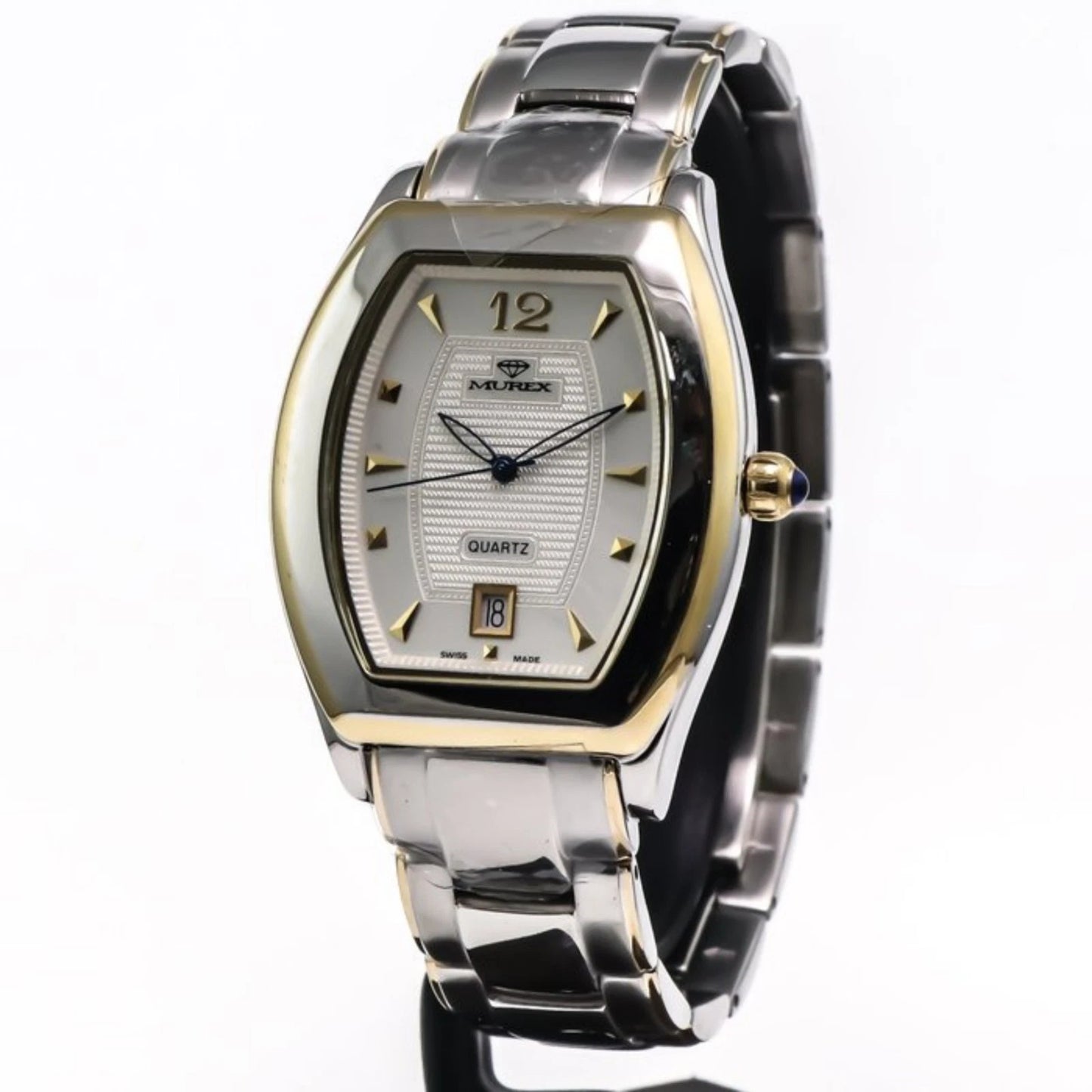 Murex Swiss Watch 45x42.5mm White Dial Stainless Steel Quartz 3ATM RSM542