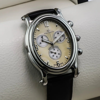 Murex Swiss Chronograph Watch Stainless Steel Quartz 35.7x48.20mm ISC627