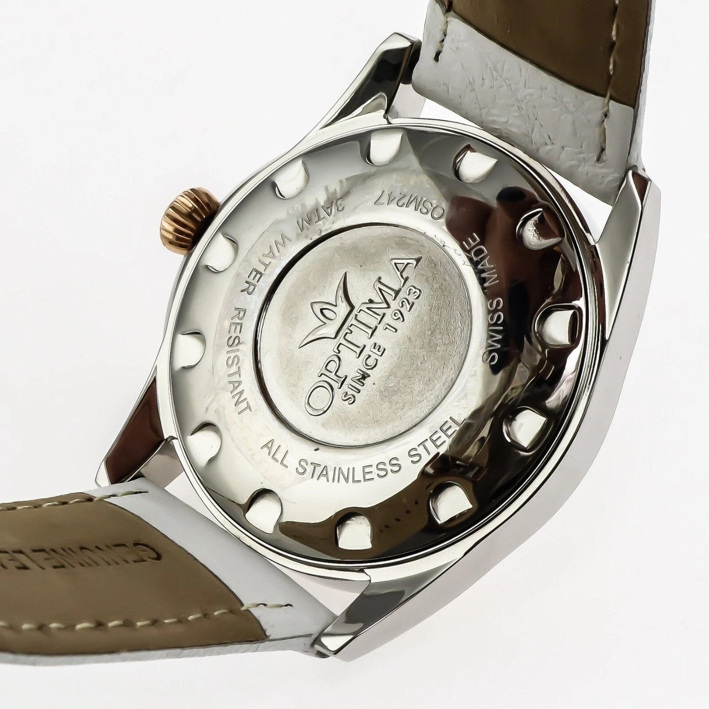 Optima • Swiss Watch • Stainless Steel • 44mm • Quartz • 3ATM • OSM247