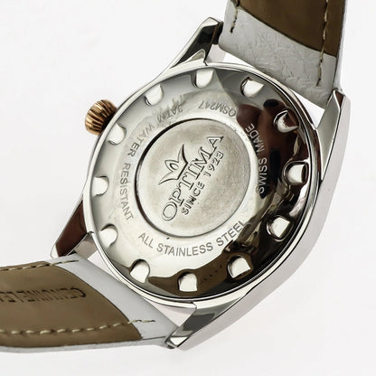 Optima • Swiss Watch • Stainless Steel • 44mm • Quartz • 3ATM • OSM247