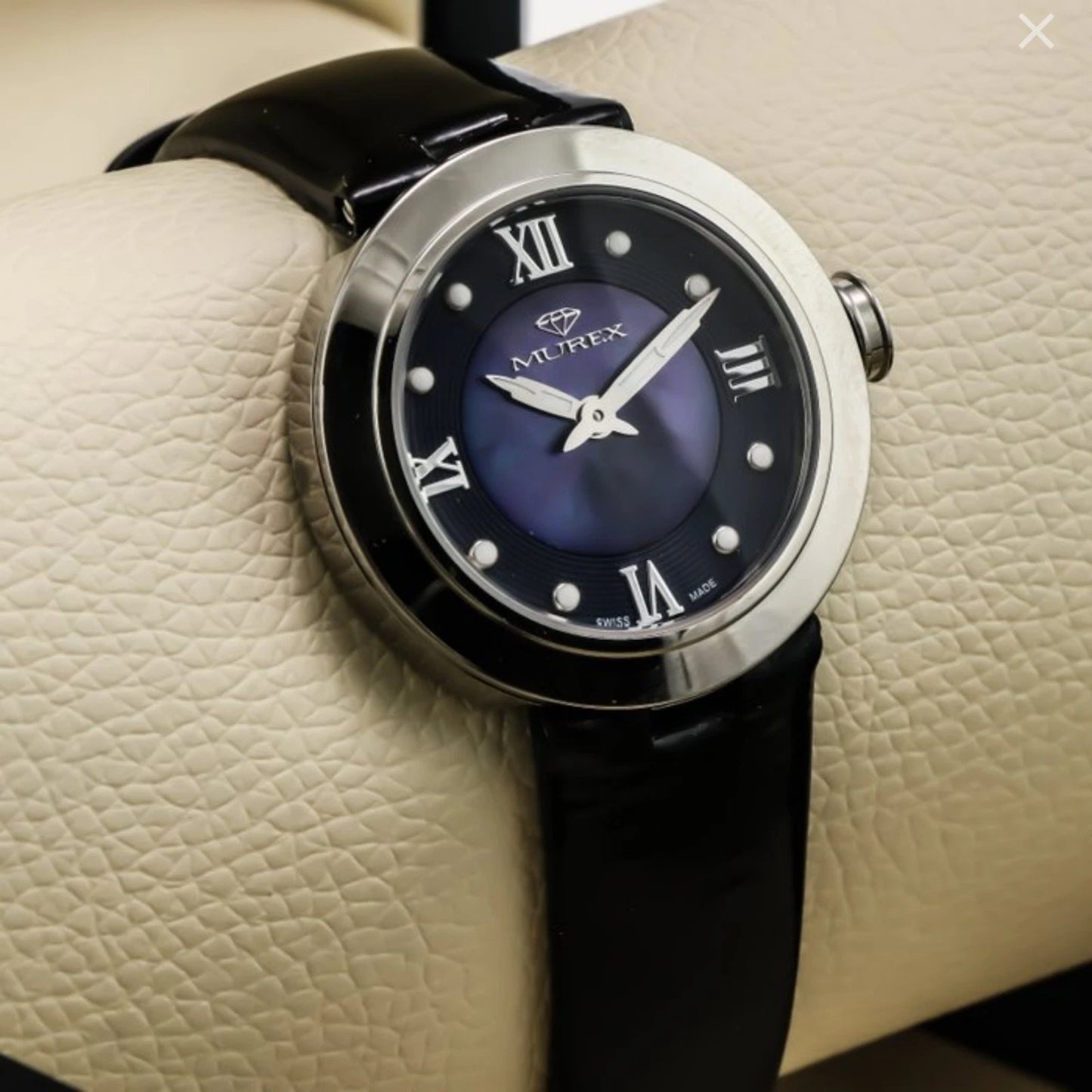 Murex Swiss Watch 35mm Blue Stainless Steel Swiss ETA Quartz 5ATM MUL534
