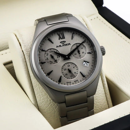 Murex • Swiss Chronograph Watch • Stainless Steel • Quartz • 45mm • MUC636