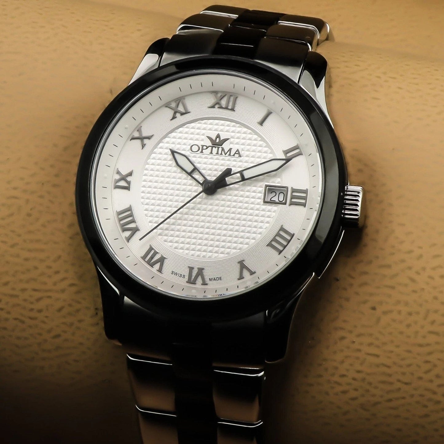 Optima • Swiss Watch • Stainless Steel • 43mm • Quartz • 3ATM • OSM234