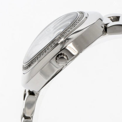 Geovani Swiss 38mm Stainless Steel Quartz Watch Gemset Bezel 3ATM GOL511