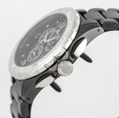 Optima • Swiss Chronograph Watch • OSC318-BS-3 • Date SubDay 43mm Ceramic Bezel