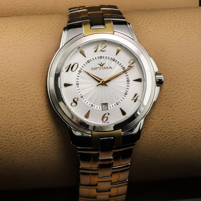Optima • Swiss Watch • Stainless Steel • 45mm • Quartz • 3ATM • OSM326