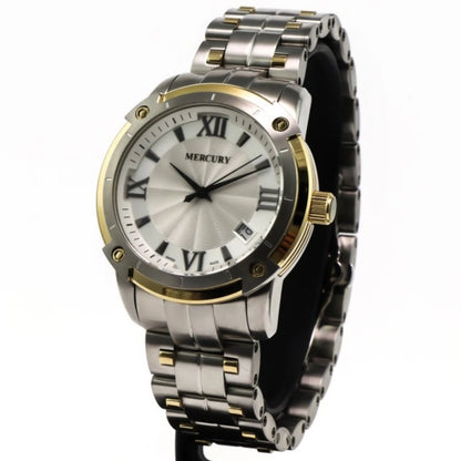 Mercury Swiss Watch 38.5mm Stainless Steel & PVD Gold Quartz 10ATM ME10240
