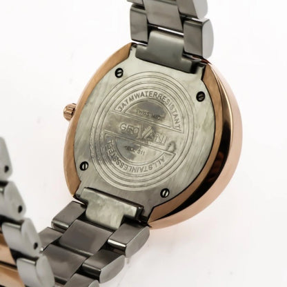 Geovani Swiss 38mm Stainless Steel & PVD Rose Gold Quartz Watch 3ATM GOL511