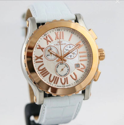 Murex Swiss 45mm Chronograph Quartz Watch Date SubDay 3ATM ISC914
