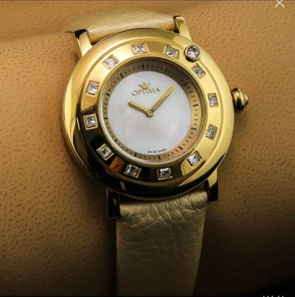 Optima • Swiss Watch • PVD Gold & Stainless Steel • Quartz • 38mm • 5ATM OSL296