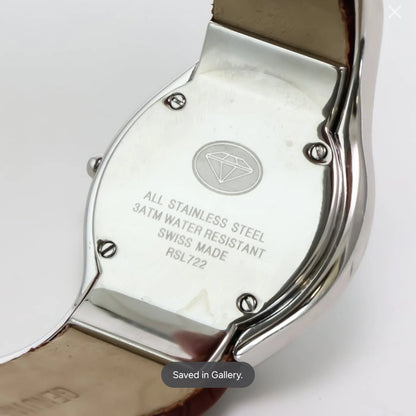 Murex Swiss Diamond Watch 32mm Stainless Steel 3ATM 60 SI Diamonds 0.34ct RSL722