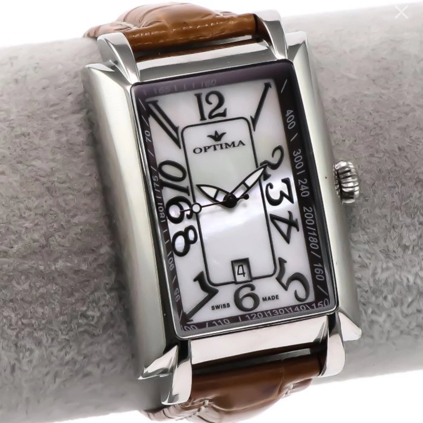 Optima Swiss Watch 29x40mm Stainless Steel Quartz 5 OSM123