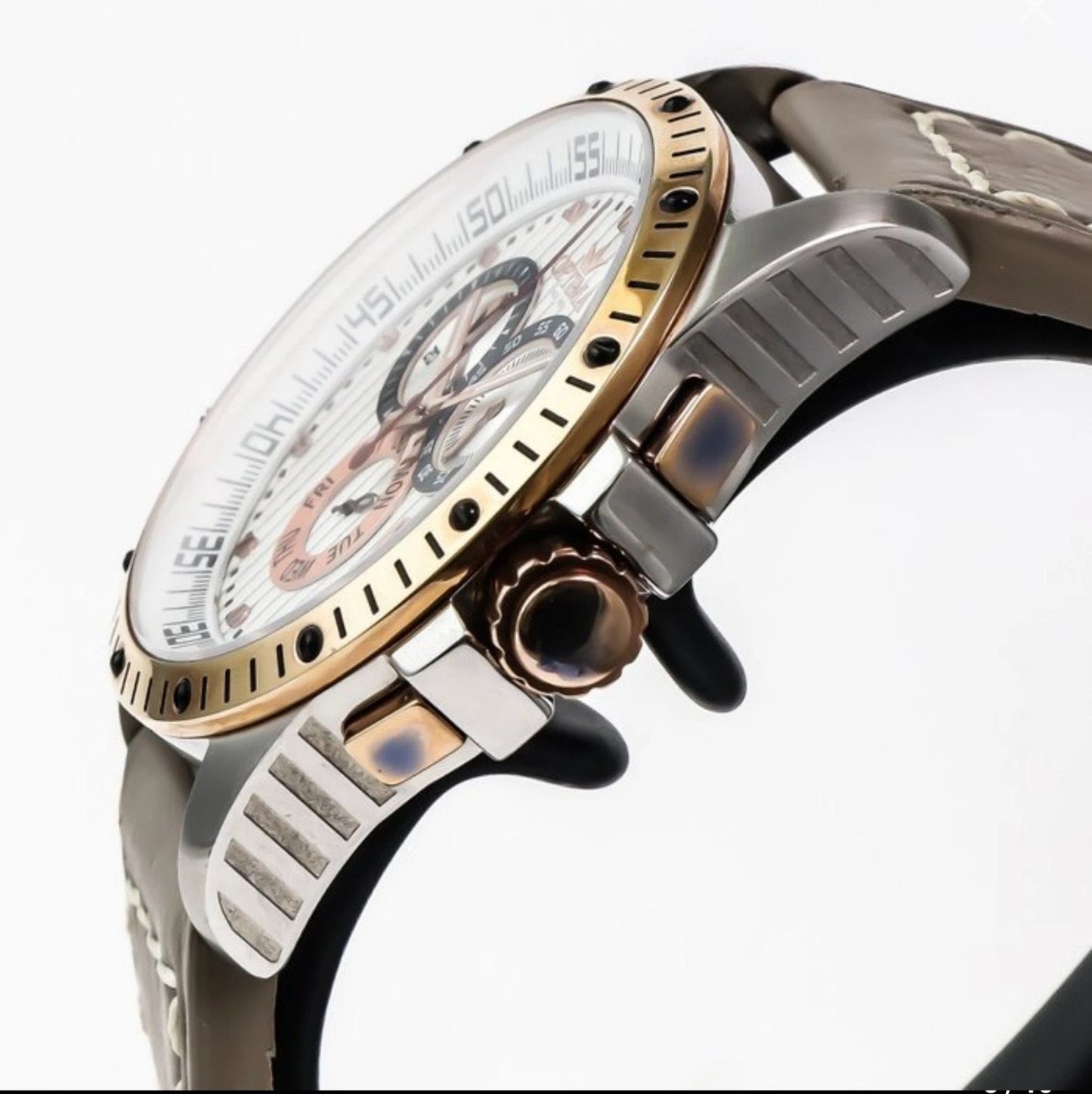 Optima • Swiss Chronograph Watch • Stainless Steel Quartz • 45mm • OSC281-SRL-1