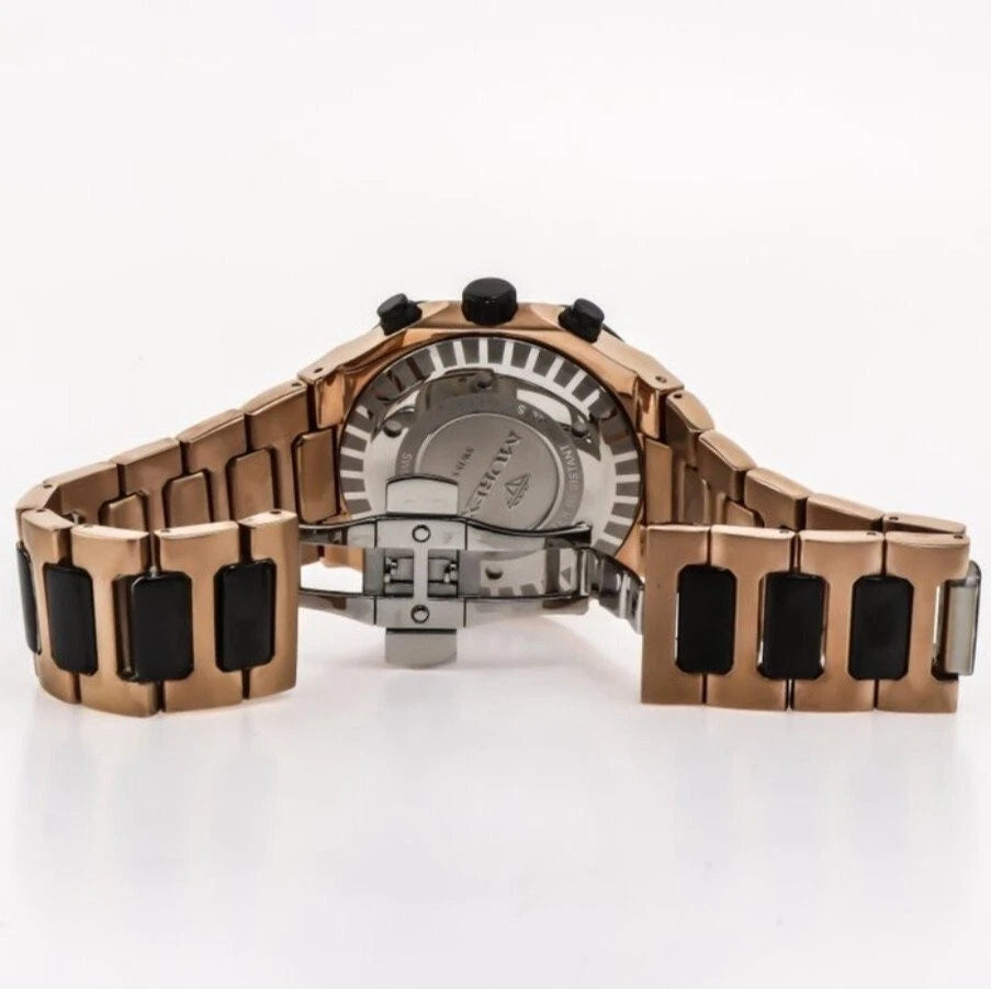 Murex Swiss Chronograph Quartz Watch Chocolate Date SubDay 3ATM ISC880