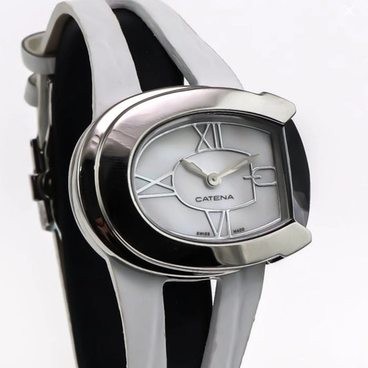 Catena Swiss 37mm Ronda Quartz Watch Stainless Steel 5ATM B001SCR13