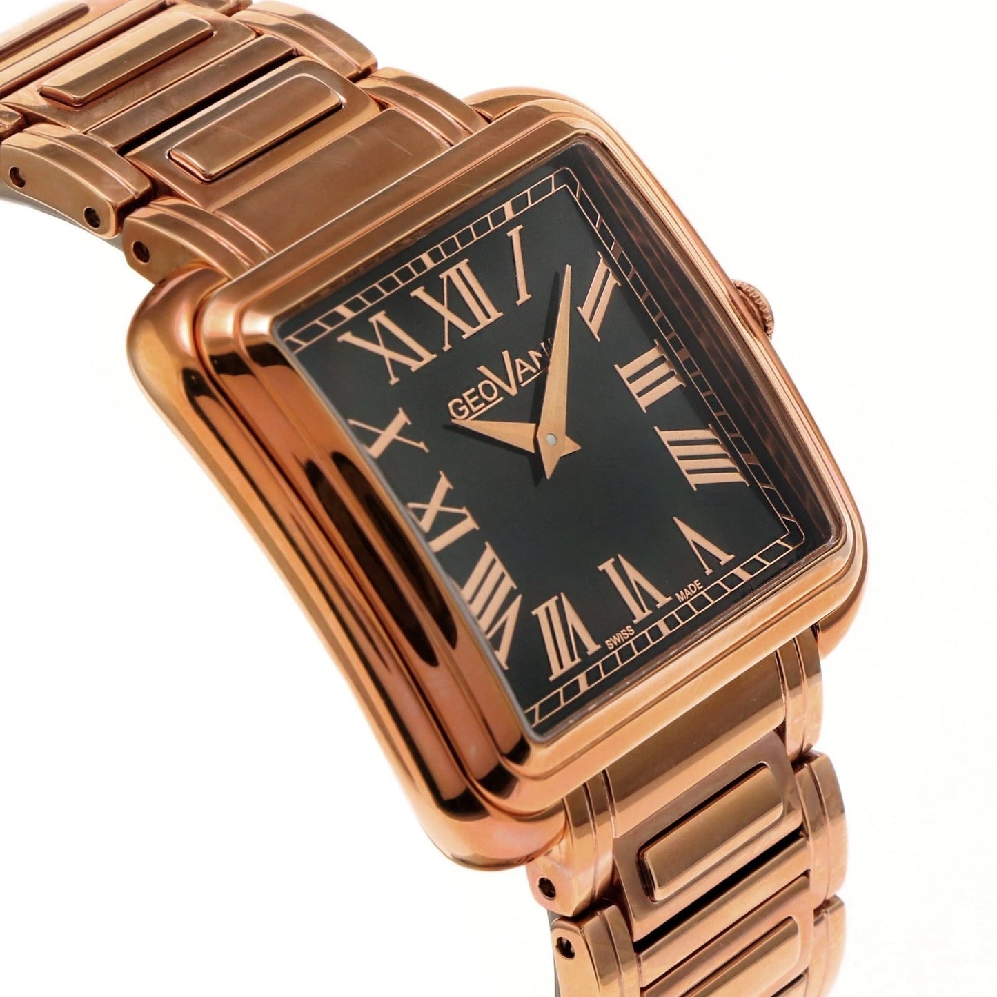 Geovani Swiss Watch 41mm Quartz Stainless Steel PVD Gold Watch 3ATM GOB502