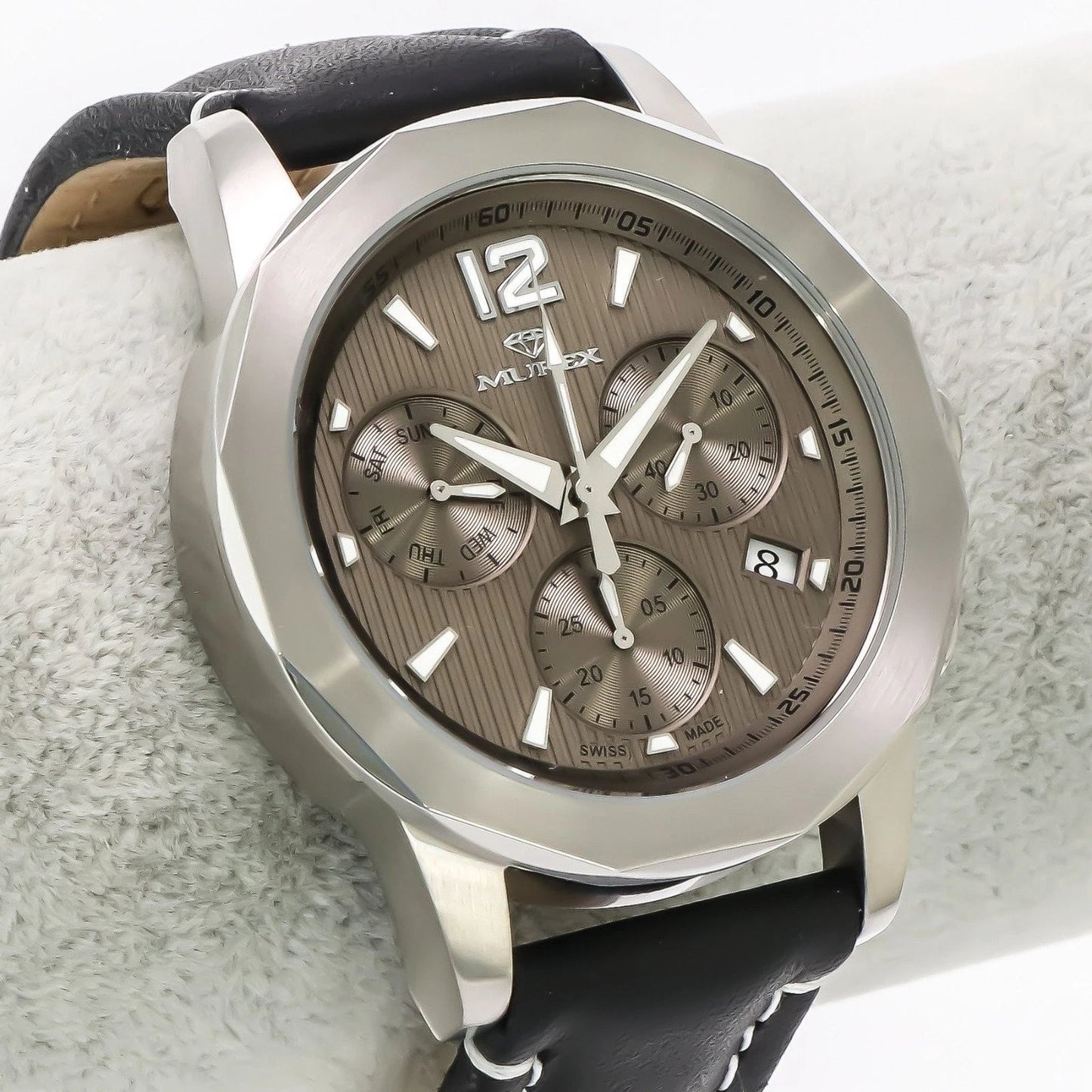 Murex • Swiss Chronograph Watch • Stainless Steel • Quartz • 44.7mm • MUC605