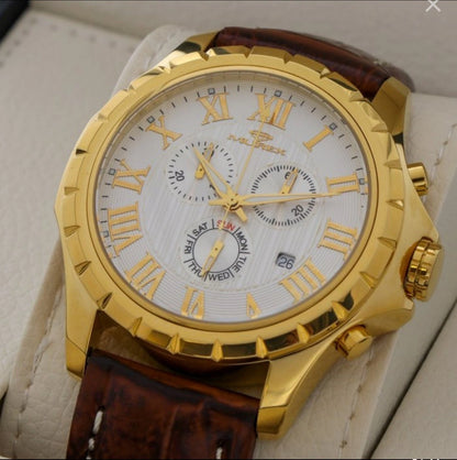 Murex Swiss 46mm Chronograph Quartz Watch Date SubDay 3ATM ISC832
