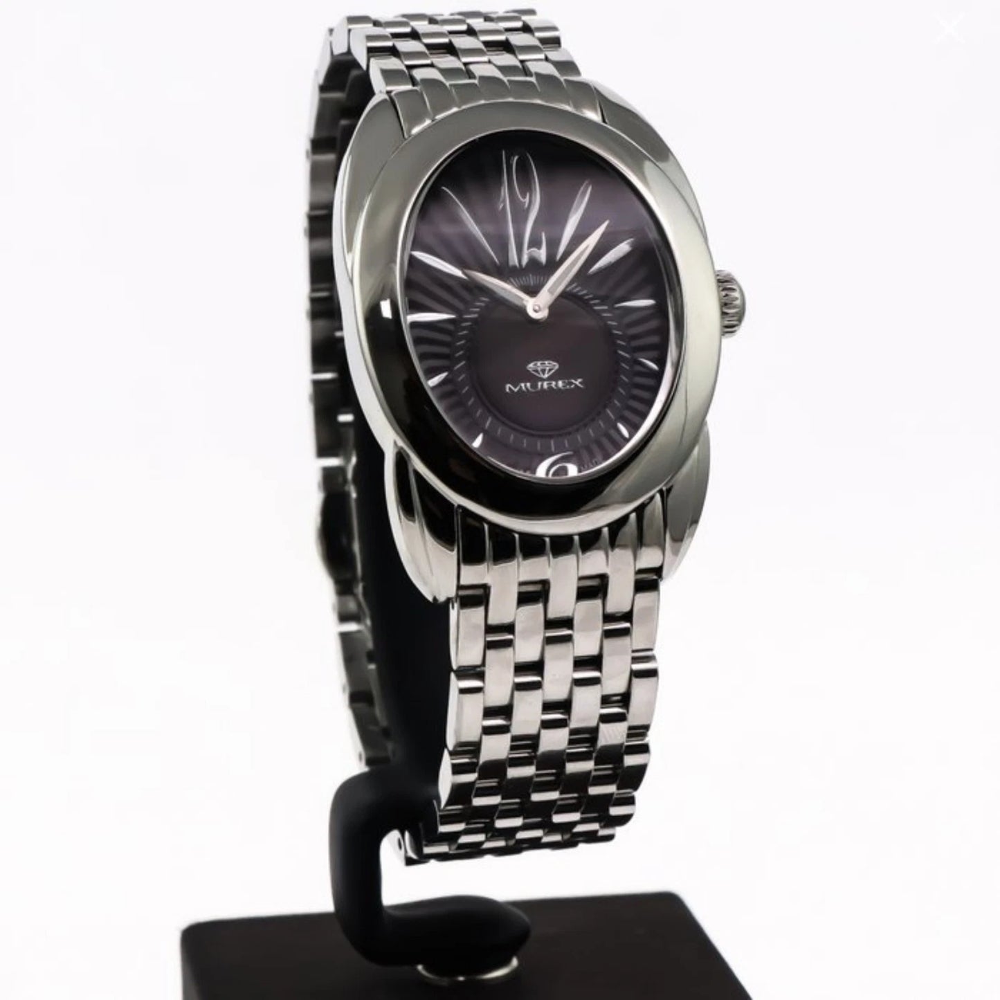 Murex Swiss Watch 32mm Stainless Steel Quartz Black Mother Of Pearl 5ATM RSL949