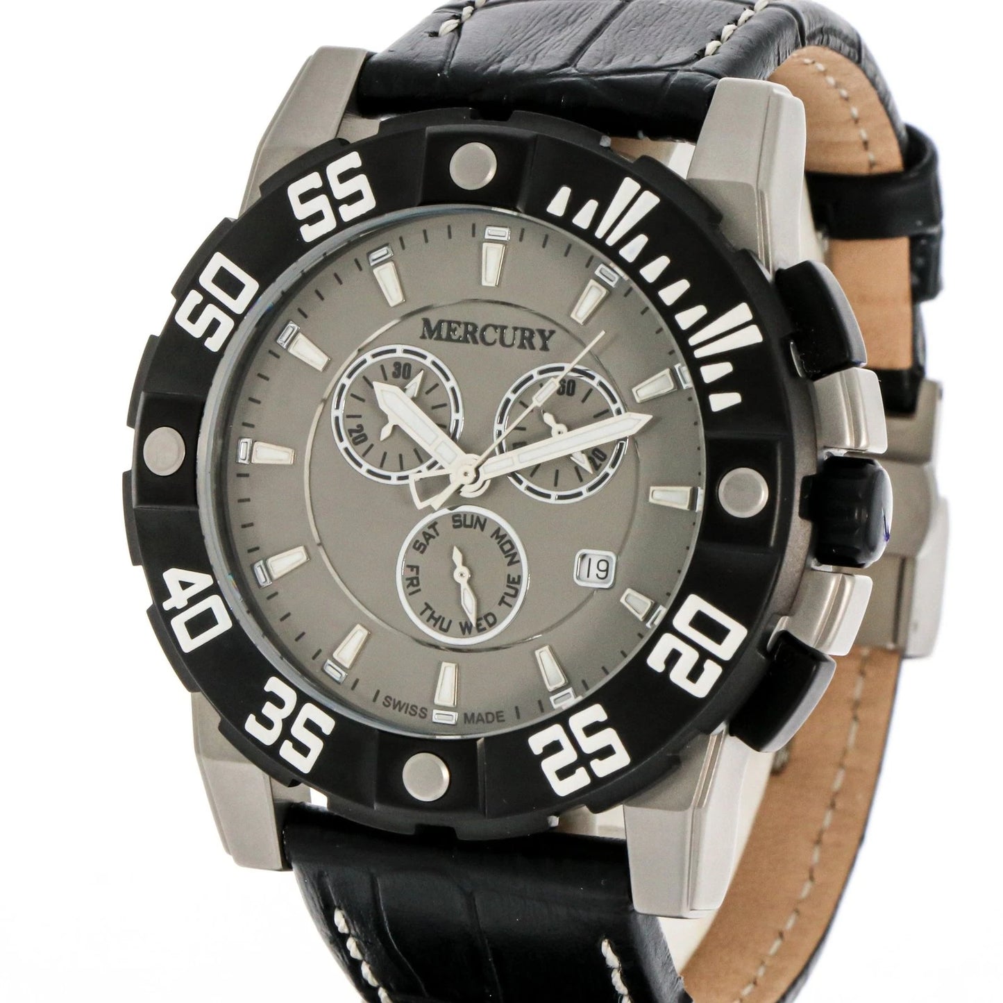 Mercury Swiss Chronograph Stainless Steel Quartz Watch ME10225