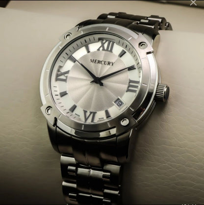 Mercury Swiss Watch Women's Stainless Steel Quartz 38.5mm 10ATM ME10240