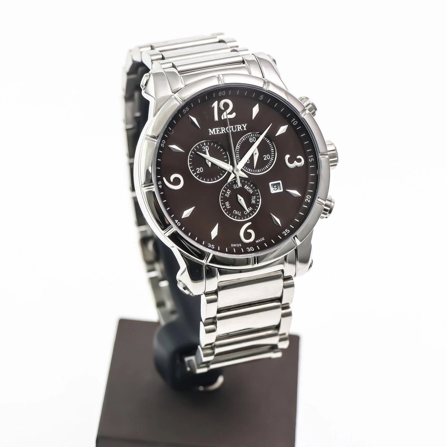 MERCURY Swiss Chronograph Watch Stainless Steel Quartz ME10245 Men