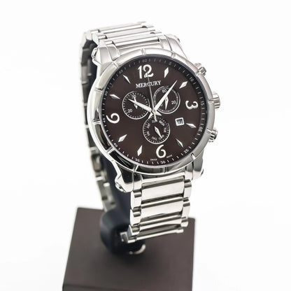 MERCURY Swiss Chronograph Watch Stainless Steel Quartz ME10245 Men