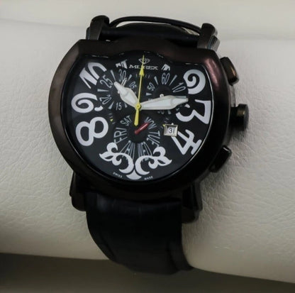 MUREX Swiss Chronograph Stainless Steel Quartz Watch 42.5x52mm 3ATM ISC792