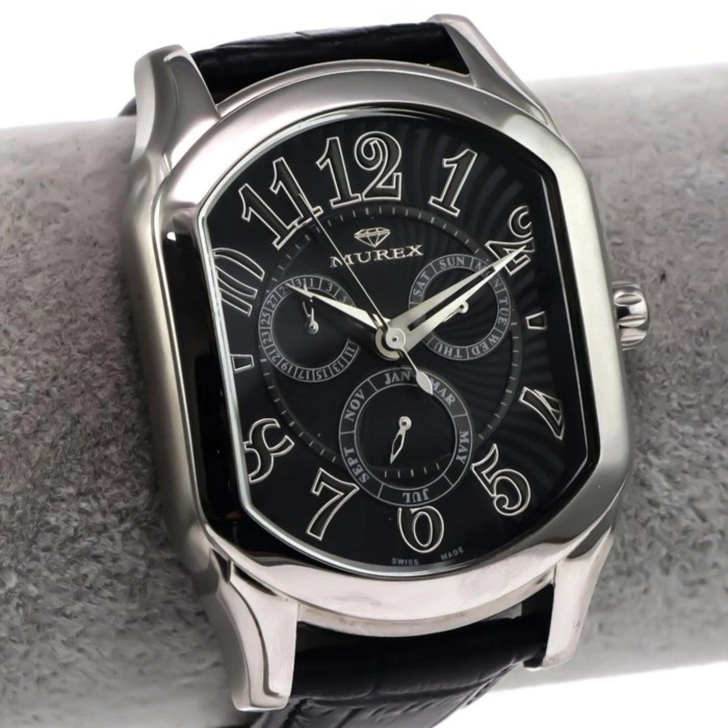 Murex Swiss Watch 39mm Quartz Stainless Steel Calendar Subdials FSM790