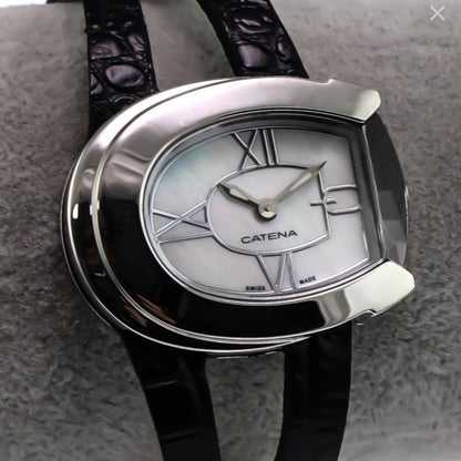 Catena 37mm Swiss Quartz Ronda Womens Watch Saphire 5ATM B001SCR11