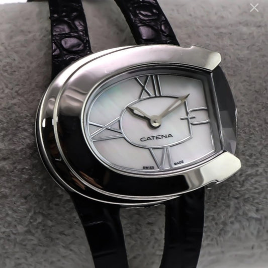 Catena 37mm Swiss Quartz Ronda Womens Watch Saphire 5ATM B001SCR11