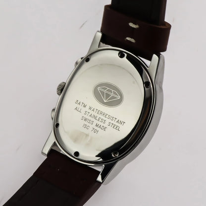 MUREX Swiss Watch Stainless Steel Quartz 41.85x50mm 3ATM ISC701